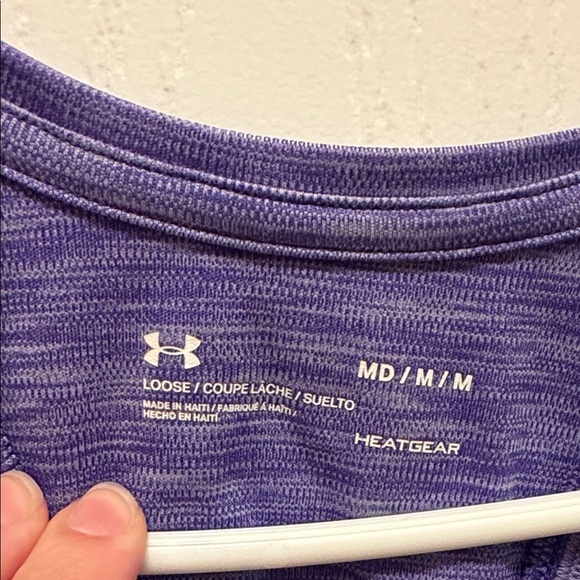 Under Armour Women's Heat Gear Purple Tank Top - Picture 2 of 5